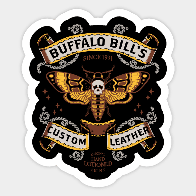 Buffalo Bill's Custom Leathers Sticker by Nemons